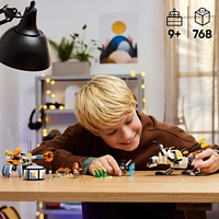 LEGO Horizon Adventures Aloy et Varl contre Shell-Walker et Sawtooth, Jouet avec figurines de machines 77037
