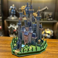 4D Build, Disney Princess Cinderella's Castle Paper 3D Puzzle Paper Model Kit, 300 Piece Paper Model Kit
