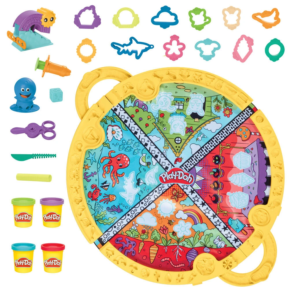 Play-Doh Fold and Go Playmat Starter Playset