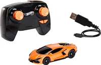 Hot Wheels RC 1:64 Scale Lamborghini Revuelto, Battery-Powered Remote Control & Rechargeable Car