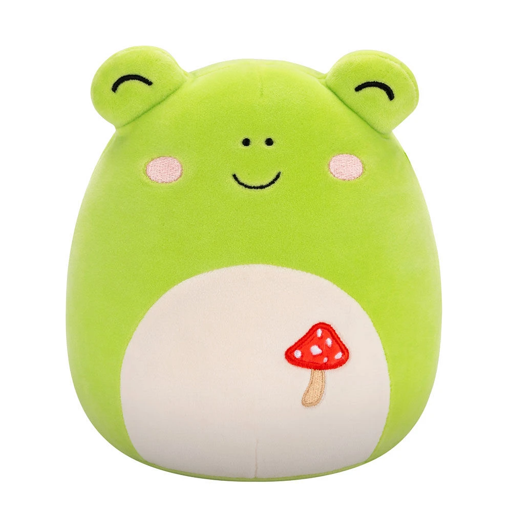 Squishmallows 7.5" Plush - Wendy the Green Frog with Mushroom Embroidery