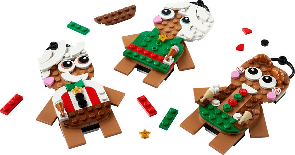 LEGO Ornements en pain d'épices Décoration de Noël 40642