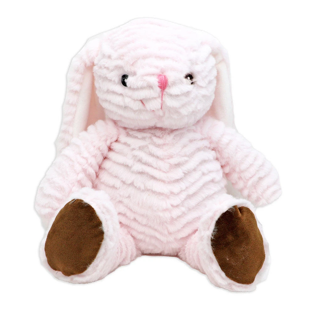 Peluche Baby Mode Signature ridge - lapin rose