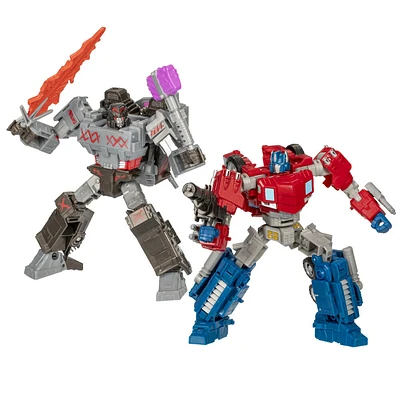 Transformers Generations Legacy United classe Voyageur Pack Fractured Friendship de 2 figurines - Notre exclusivité
