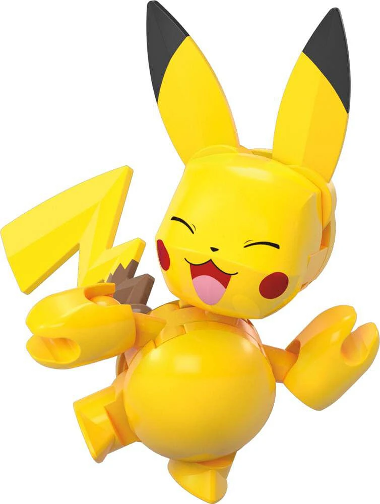 MEGA  Pokémon  Figurine articulée  Pikachu, Pokéball (16 pièces)