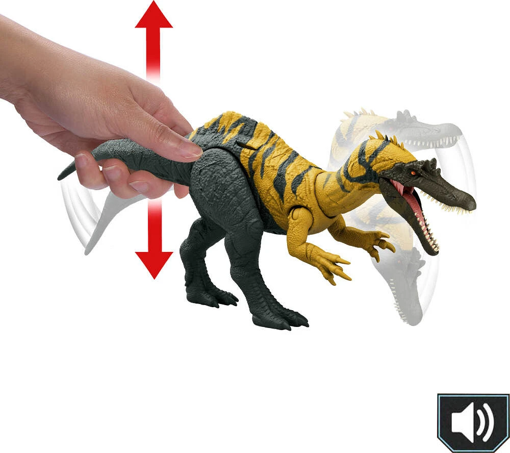 Jurassic World Chaos Theory Wild Roar Ceratosuchops Figur