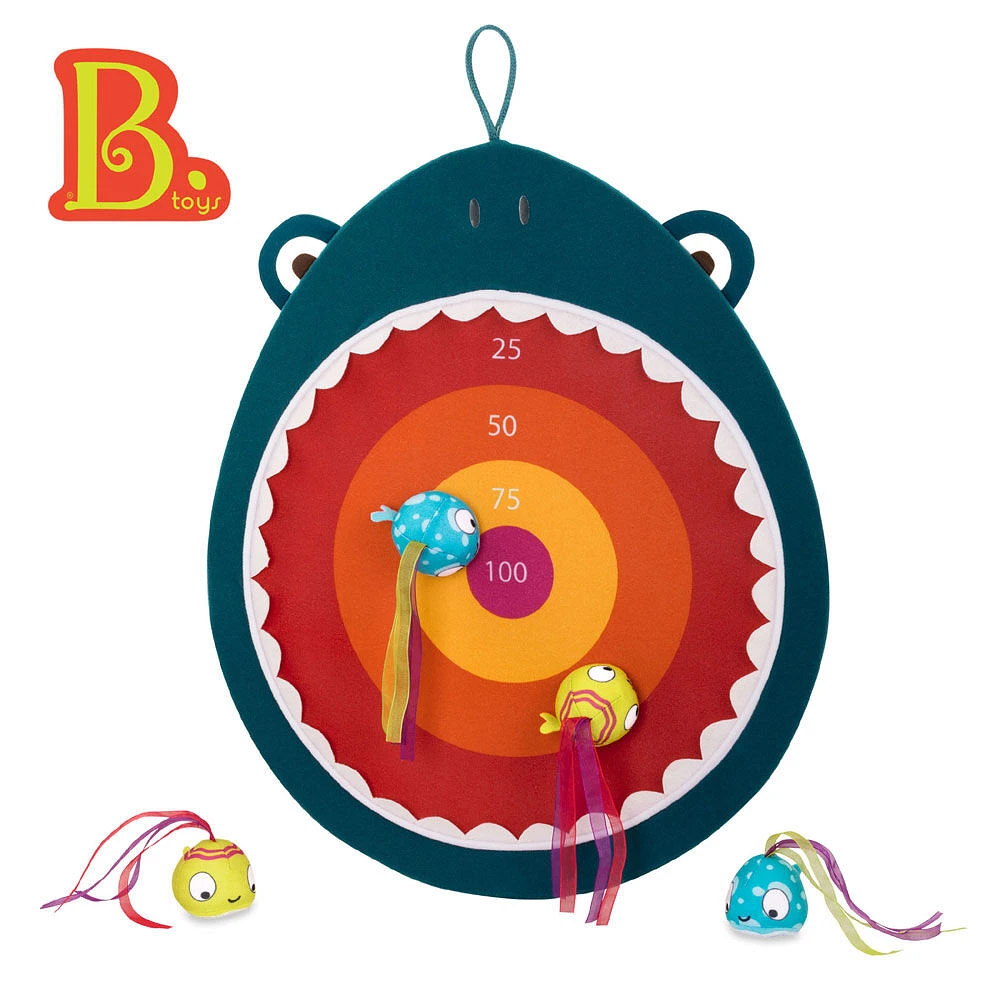Finley le Requin affamé avec dards velcro, B. Toys