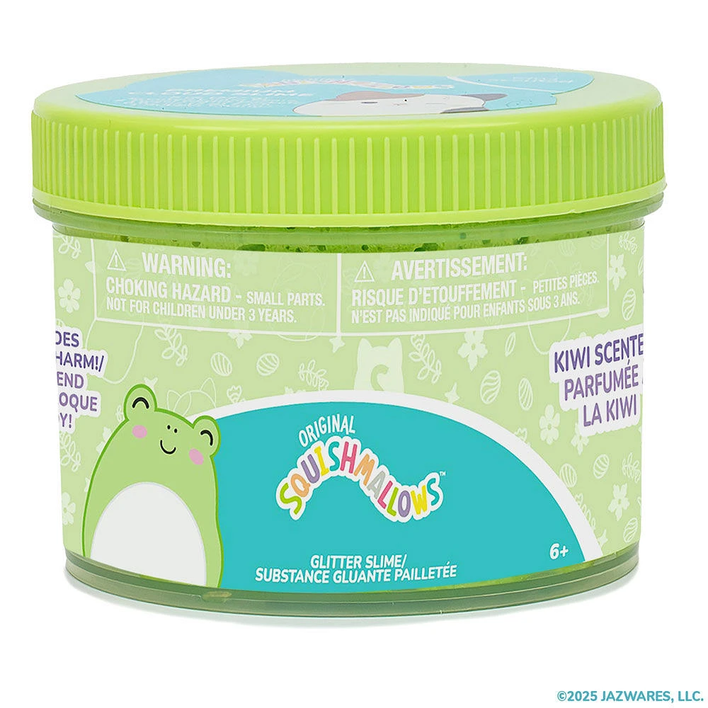 Squishmallows originaux Wendy the Frog Cloud Slime, parfumé au kiwi