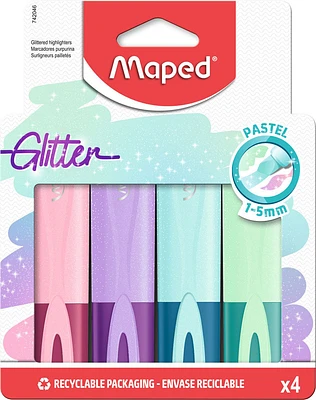 Maped Surligneurs A Paillettes 4Pcs