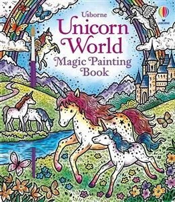 Unicorn World Magic Painting Book - English Edition