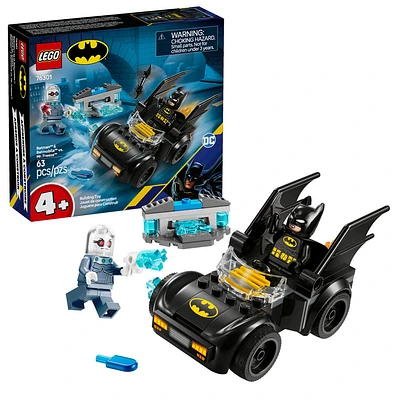 LEGO DC Batman & Batmobile vs. Mr. Freeze Toy Building Set - Superhero Batman Toy for Preschool Kids - 76301