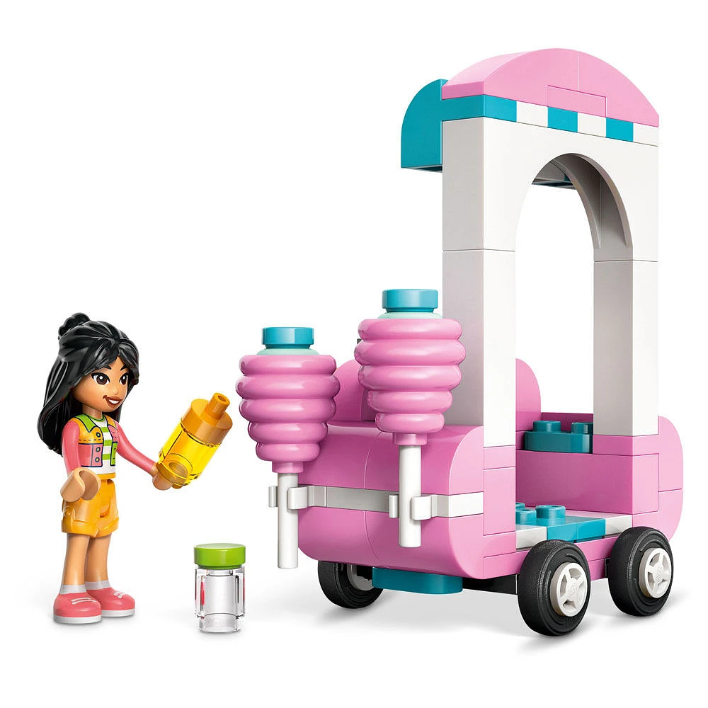 LEGO Friends Cotton Candy Stand and Scooter - Building Toy Pretend Play Set for Girls and Boys - 42643