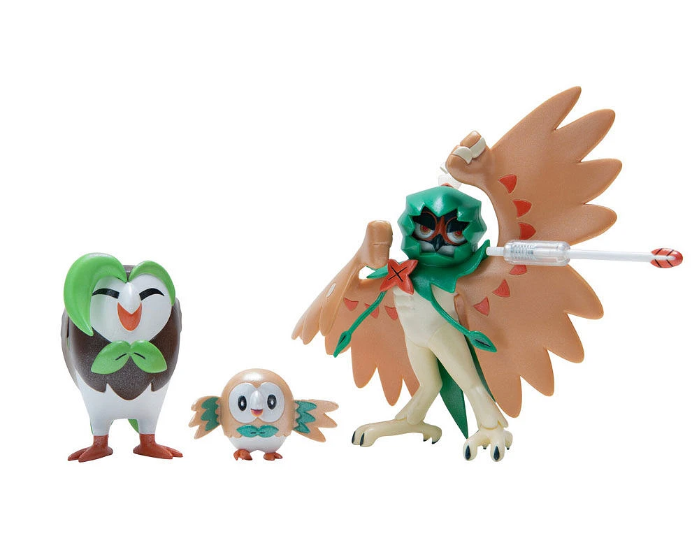 Pokémon Select - Evolution Pack: Rowlet, Dartrix, Decidueye