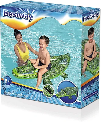 Inflatable Ride-On Crocodile