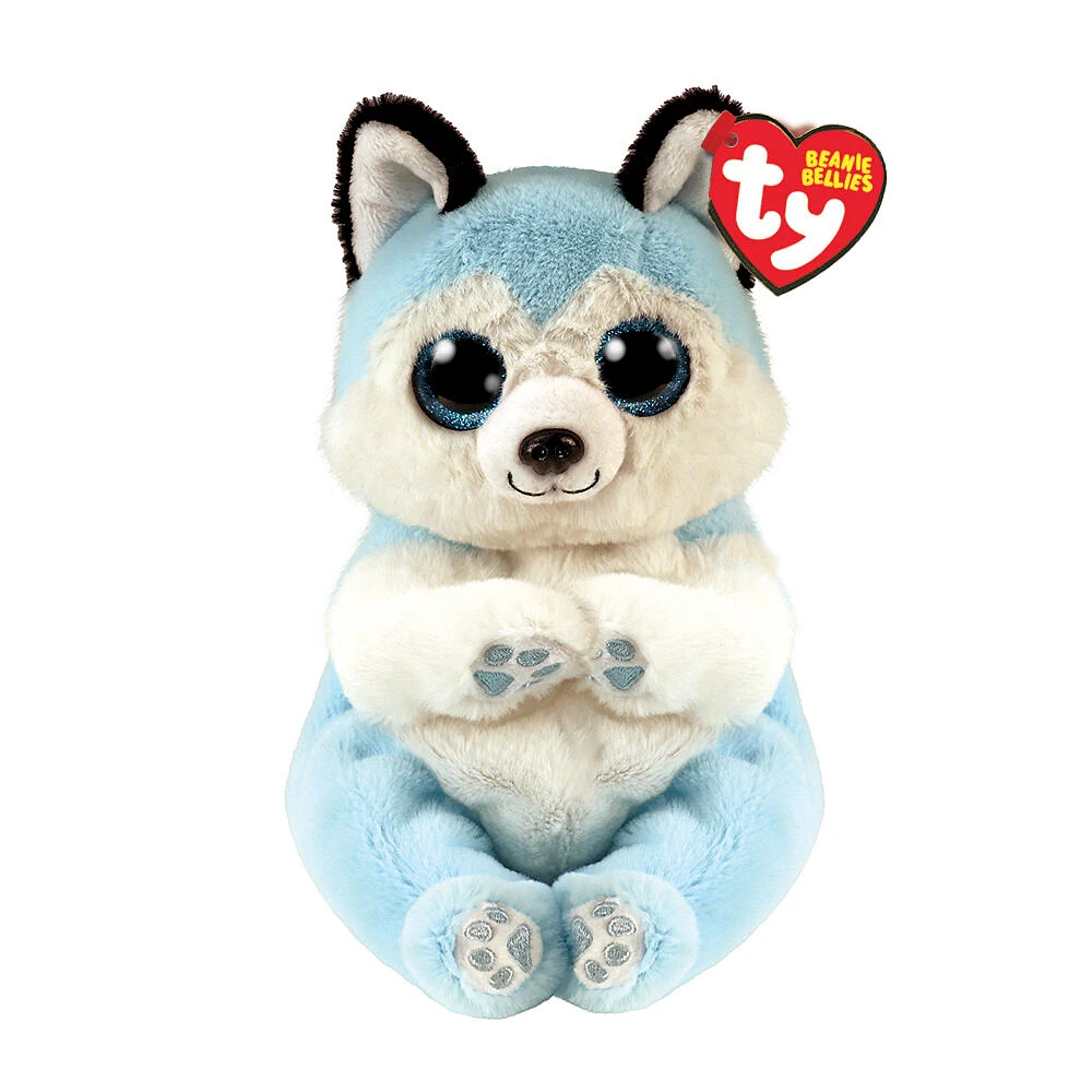Ty Beanie Bellies - THUNDER - Husky ventre bleu