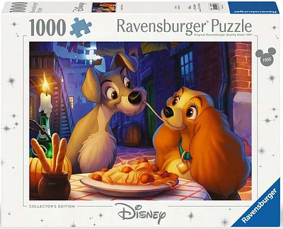Ravensburger Lady And The Tramp 1000 Pc Puzzle