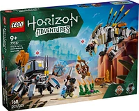 LEGO Horizon Adventures Aloy et Varl contre Shell-Walker et Sawtooth, Jouet avec figurines de machines 77037