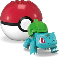 MEGA  Pokémon  Figurine articulée  Bulbizarre, Pokéball (30 pièces)