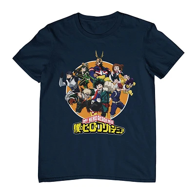 My Hero Academia- T-Shirt bleu marine