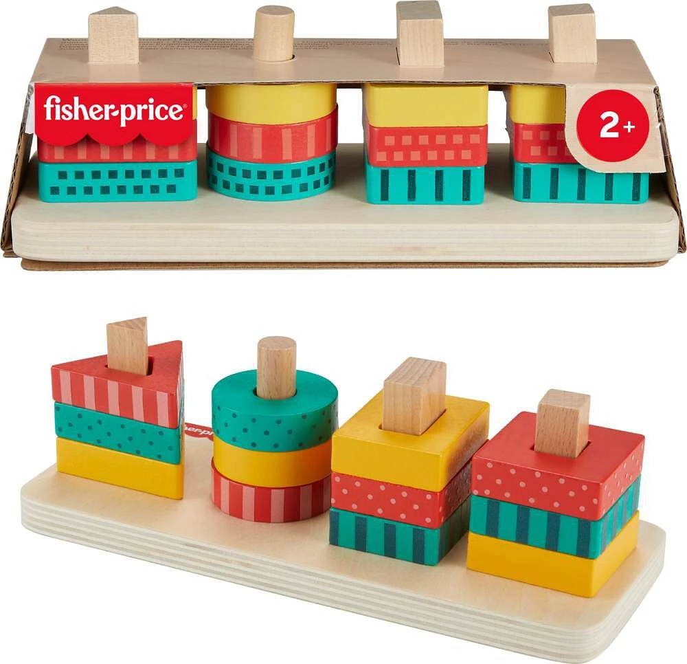Fisher-Price Wooden Shape Stacker