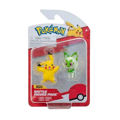 Pokémon - Figurine de combat, paquet de 2