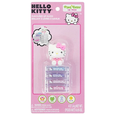 Hello Kitty 4 Pack Lip Gloss Tray
