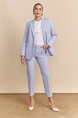 Pantalon écourté à revers