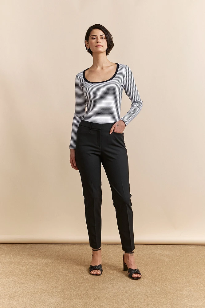 Slim cropped pants