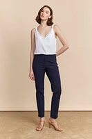 Straight cropped pants