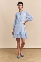 Puffy sleeve dress