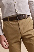 Ceinture en cuir embossée