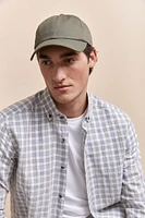 Casquette tissu sergé