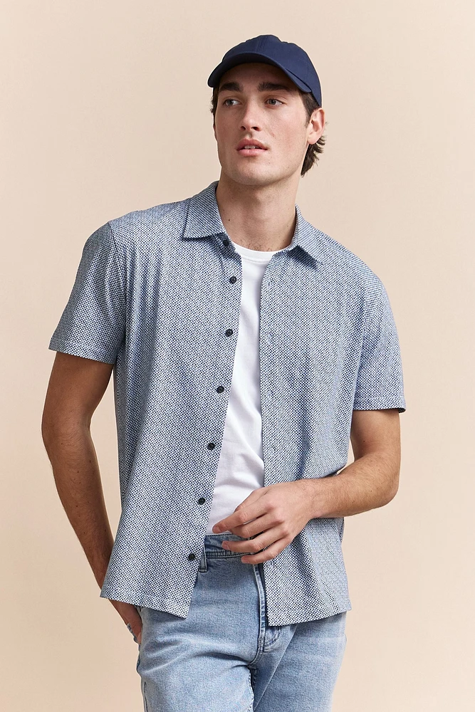 Printed jersey shirt