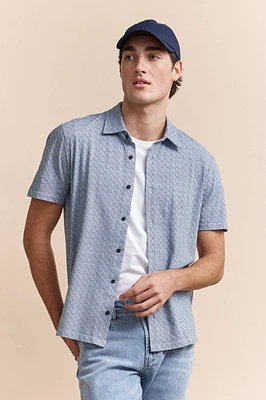 Printed jersey shirt