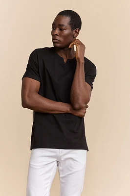 T-shirt en jersey mercerisé
