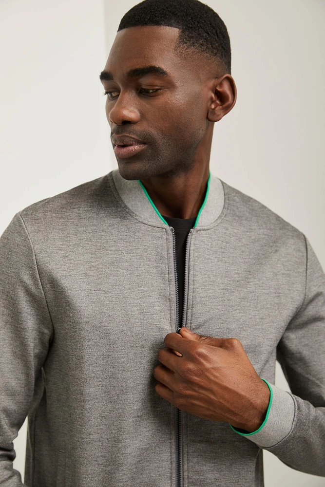 Blouson Jersey texturé
