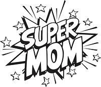SUPER MOM CARTOON | T-Shirt Time