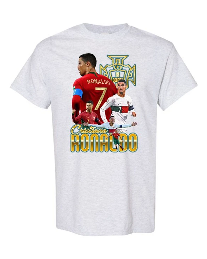 PORTUGAL SOCCER - Adult Round-neck T-shirt