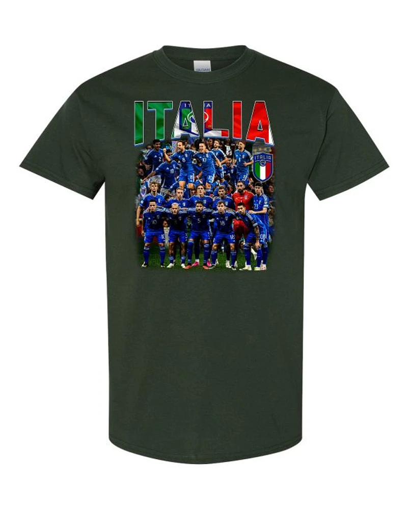 ITALY SOCCER - Adult Round-neck T-shirt