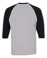 Gildan Heavy Cotton™ Raglan Three-Quarter Sleeve T-Shirt | Time