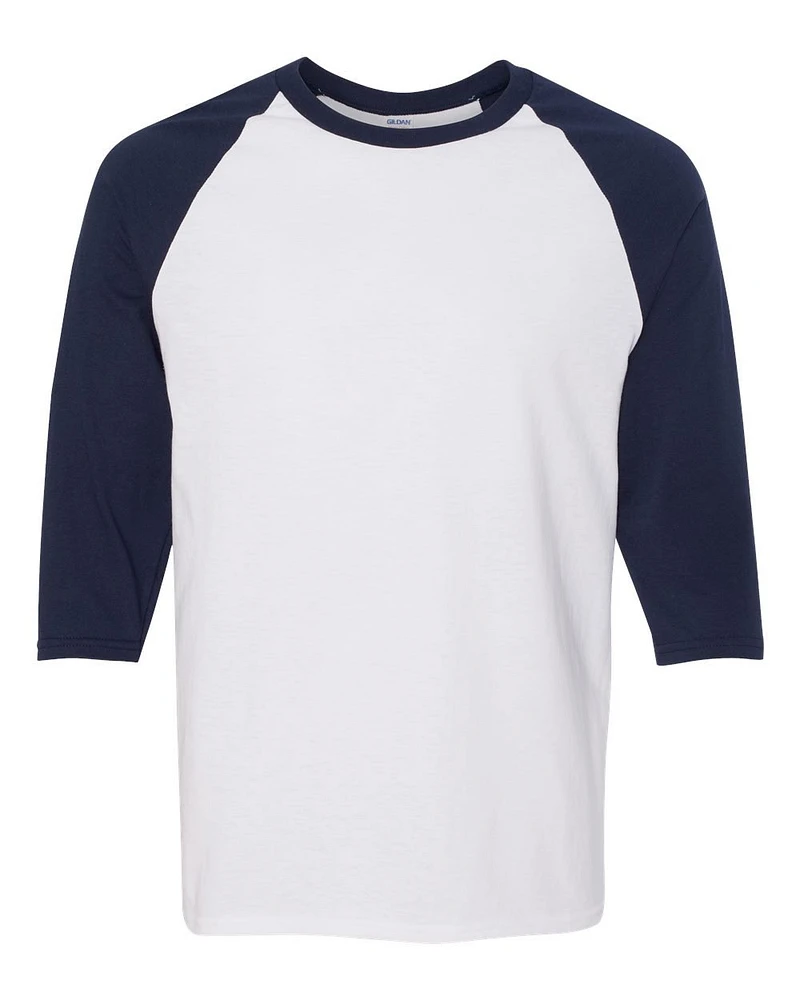Gildan Heavy Cotton™ Raglan Three-Quarter Sleeve T-Shirt | Time