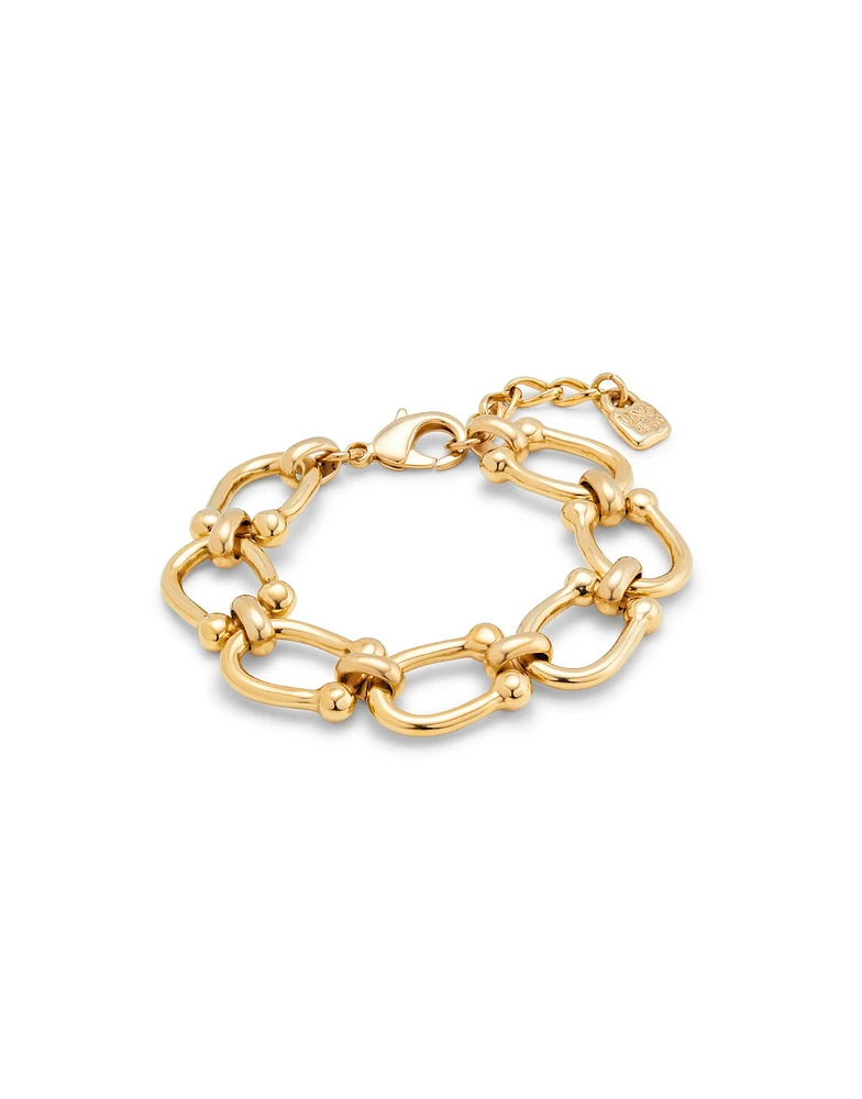 Medium oval link chain bracelet