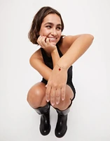 Flat snake chain bracelet