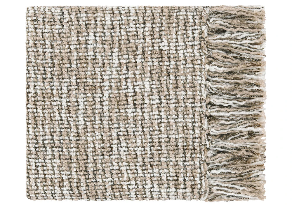 Betina Throw Ivory/Sand
