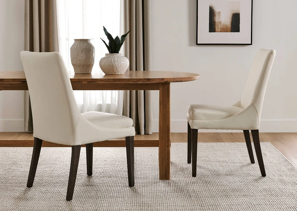 Murdoch Dining Chair -Becca Cream/Mink