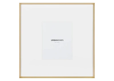 Russo Gallery Frame 8x10 Satin Brass