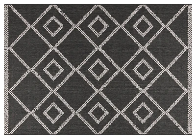 Loreto Outdoor Rug 63x91 Black/White