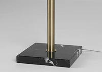 Leary LED Floor Lamp Brass