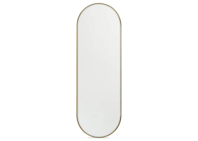 Erika Wall Mirror Oval Brass
