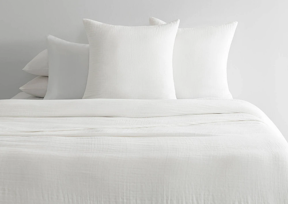 Lola Cotton Coverlet Ivory